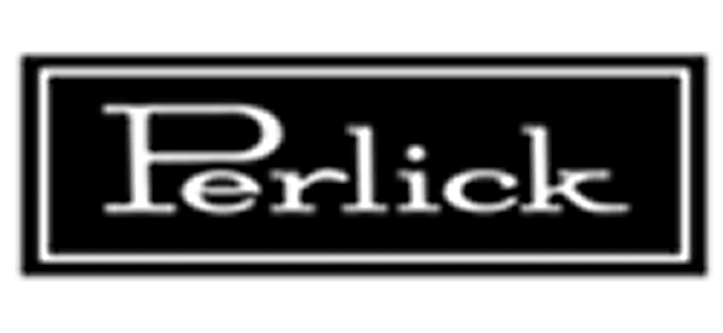 Black rectangular Perlick emblem
